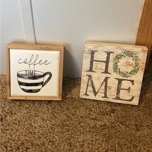 Farmhouse signs